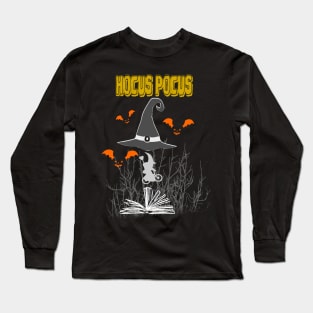 libro de hechizos de hocus pocus Long Sleeve T-Shirt